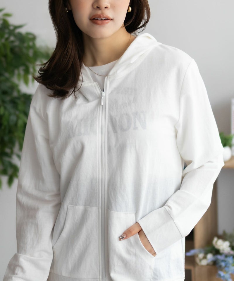 nAvy SARARI 冷感 UVカットパーカー レディース商品画像-12