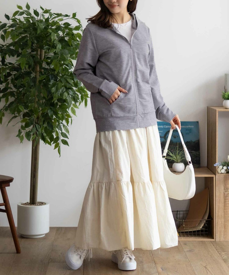 nAvy SARARI 冷感 UVカットパーカー レディース商品画像-16