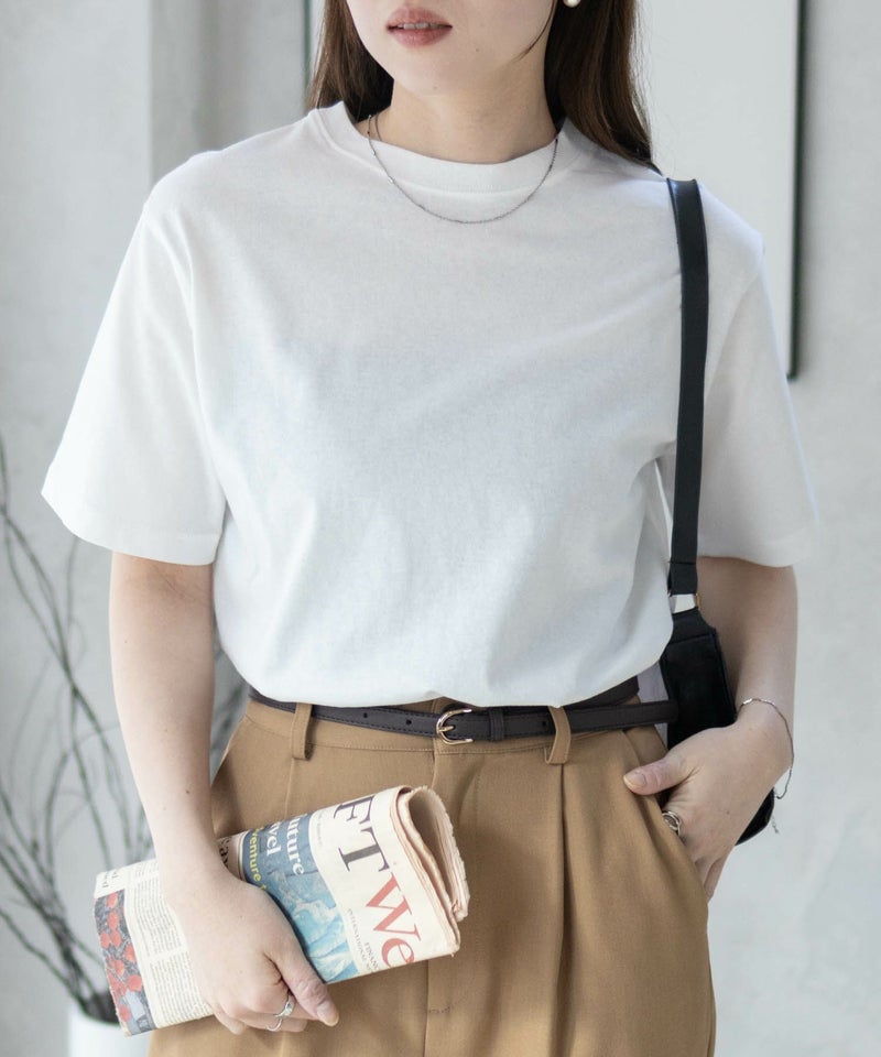 nAvy 無地クルーTシャツ レディース商品画像-1