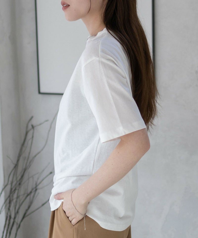 nAvy  無地クルーTシャツ レディース商品画像-8