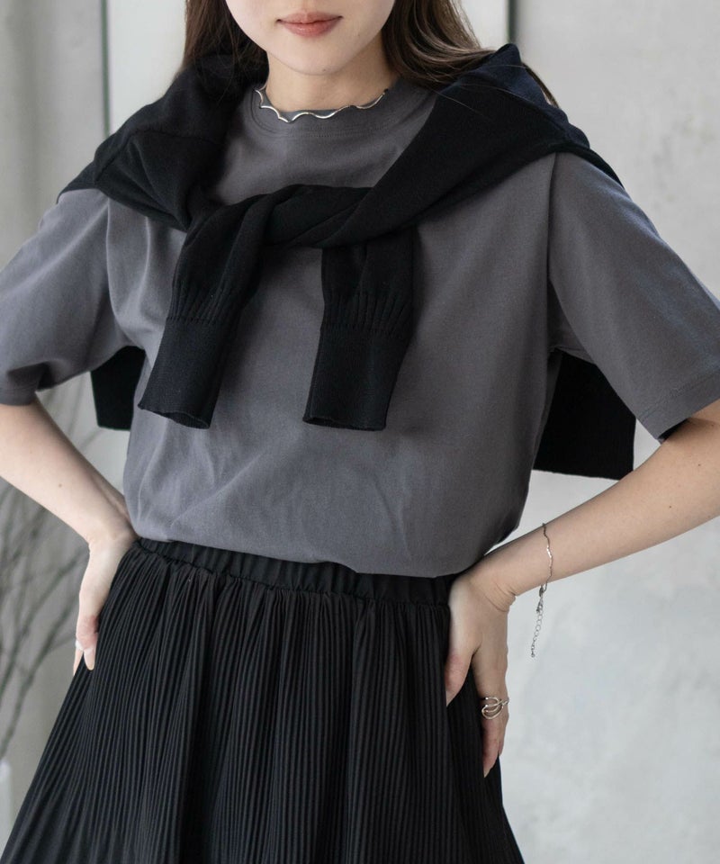 nAvy  無地クルーTシャツ レディース商品画像-15