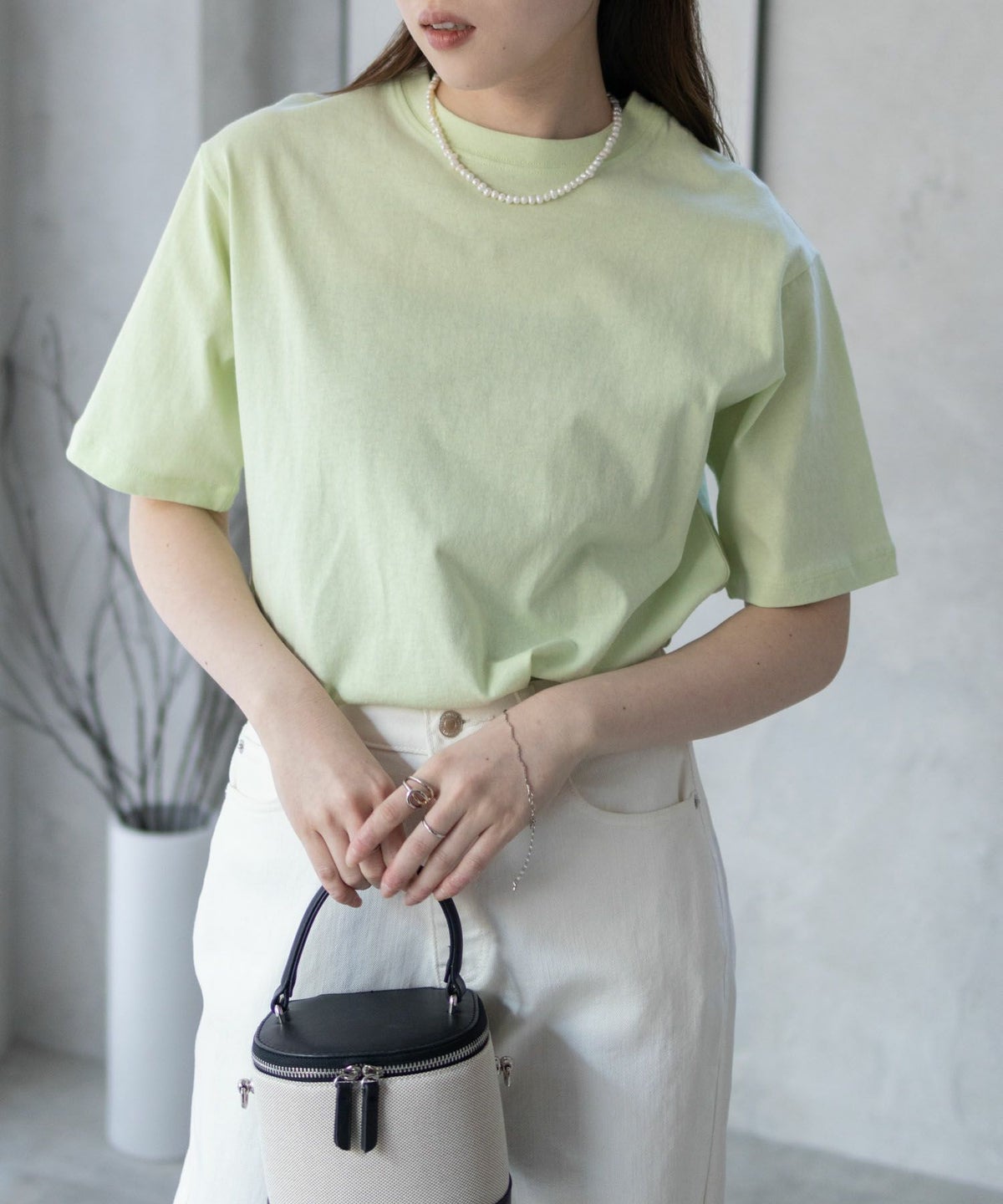 nAvy 無地クルーTシャツ レディース