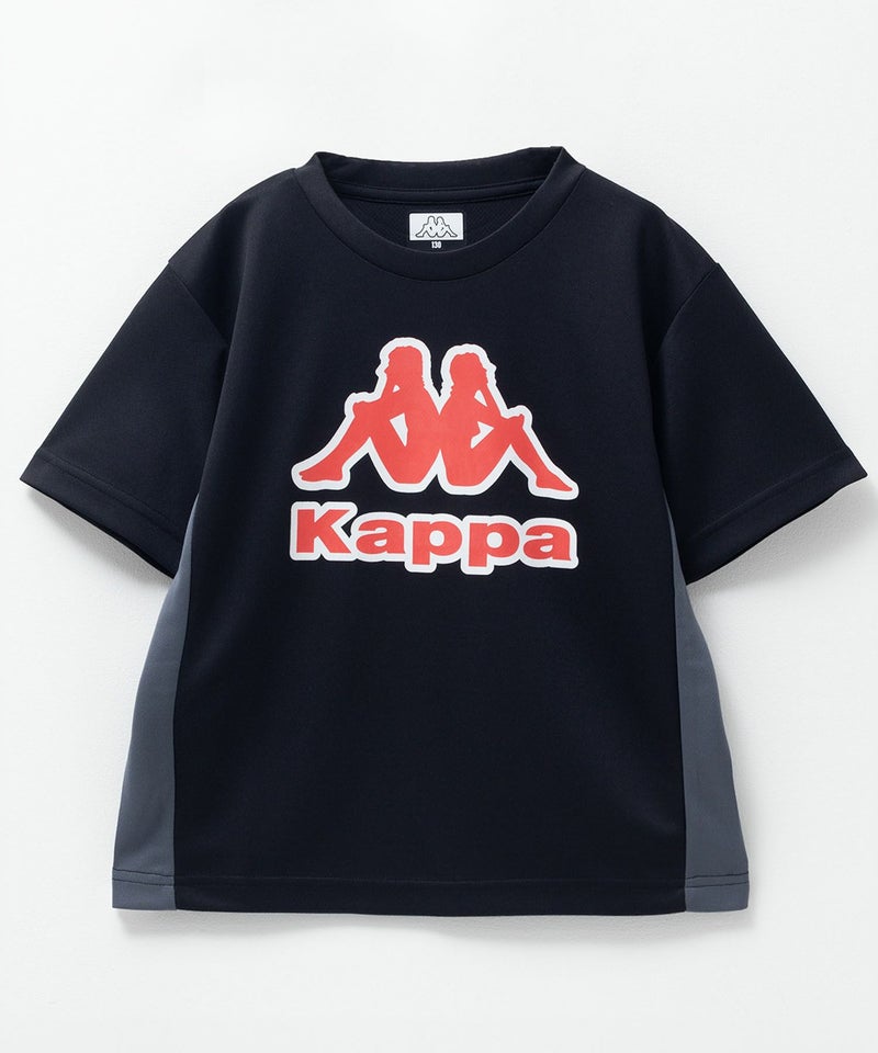 KAPPA  配色切替Tシャツ キッズ メール便 対応商品商品画像-1