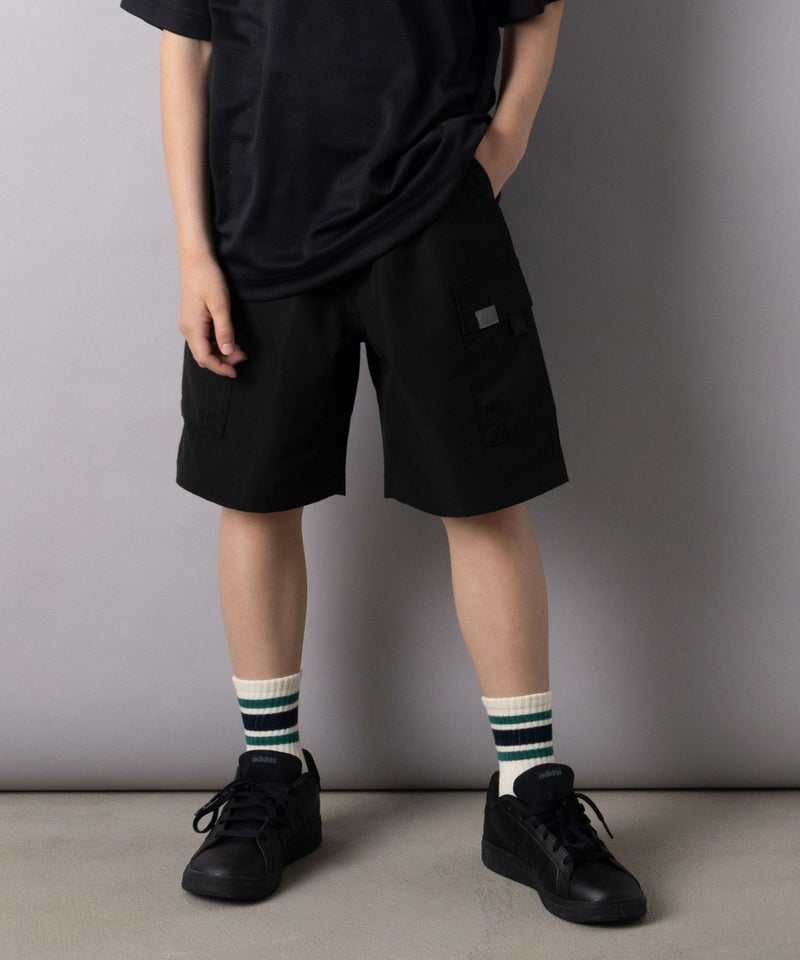NAVY  通学に最適 撥水カーゴショートパンツ キッズ商品画像-1