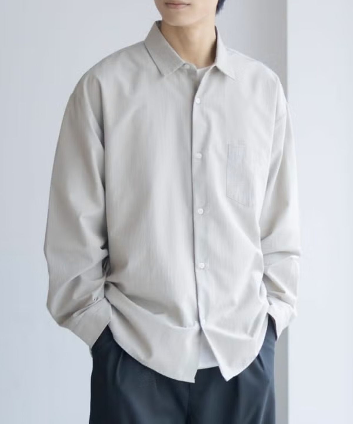 URBAN COLLECTION AIR Smoosy レギュラーカラーシャツ メンズ