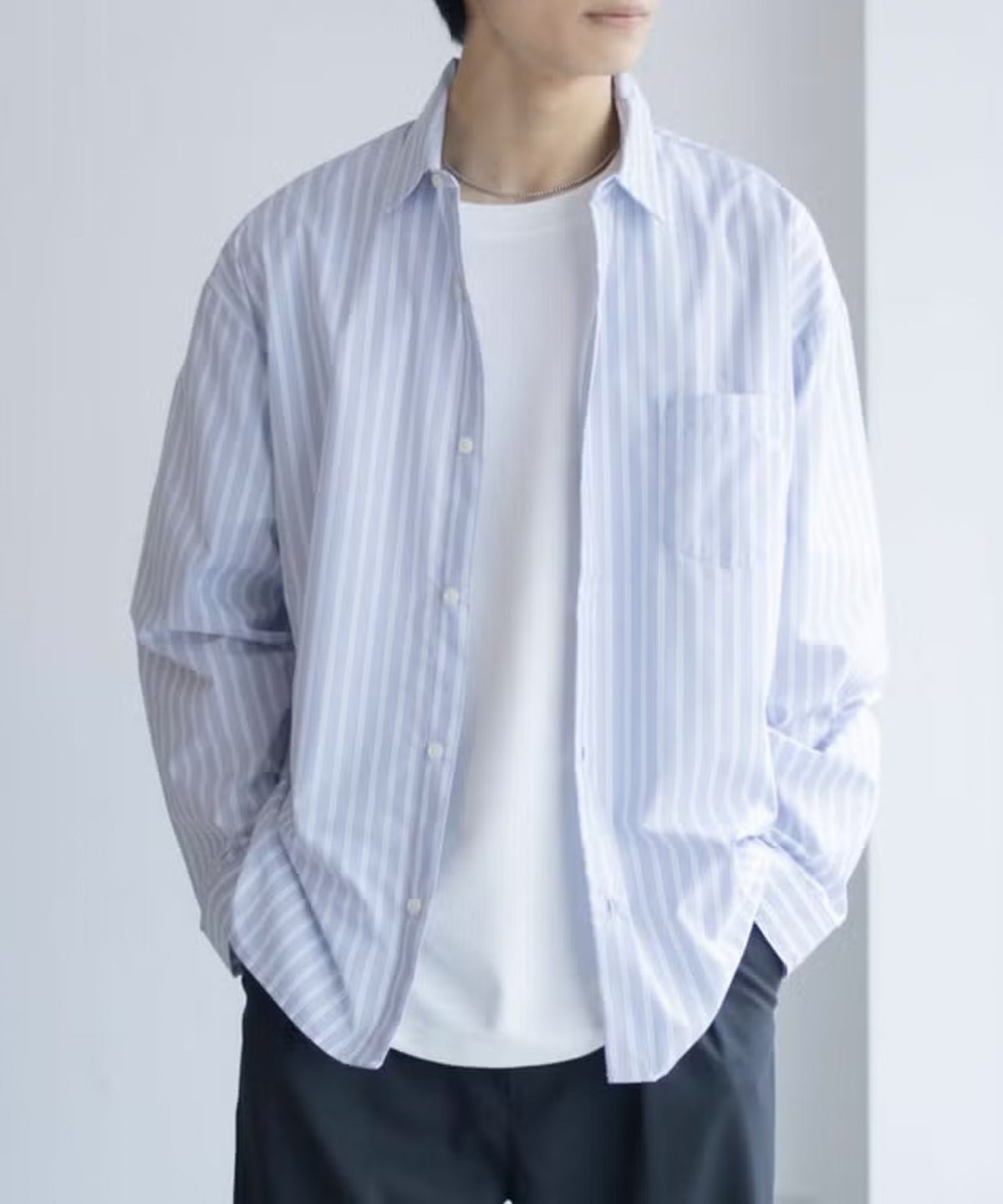 URBAN COLLECTION AIR Smoosy レギュラーカラーシャツ メンズ