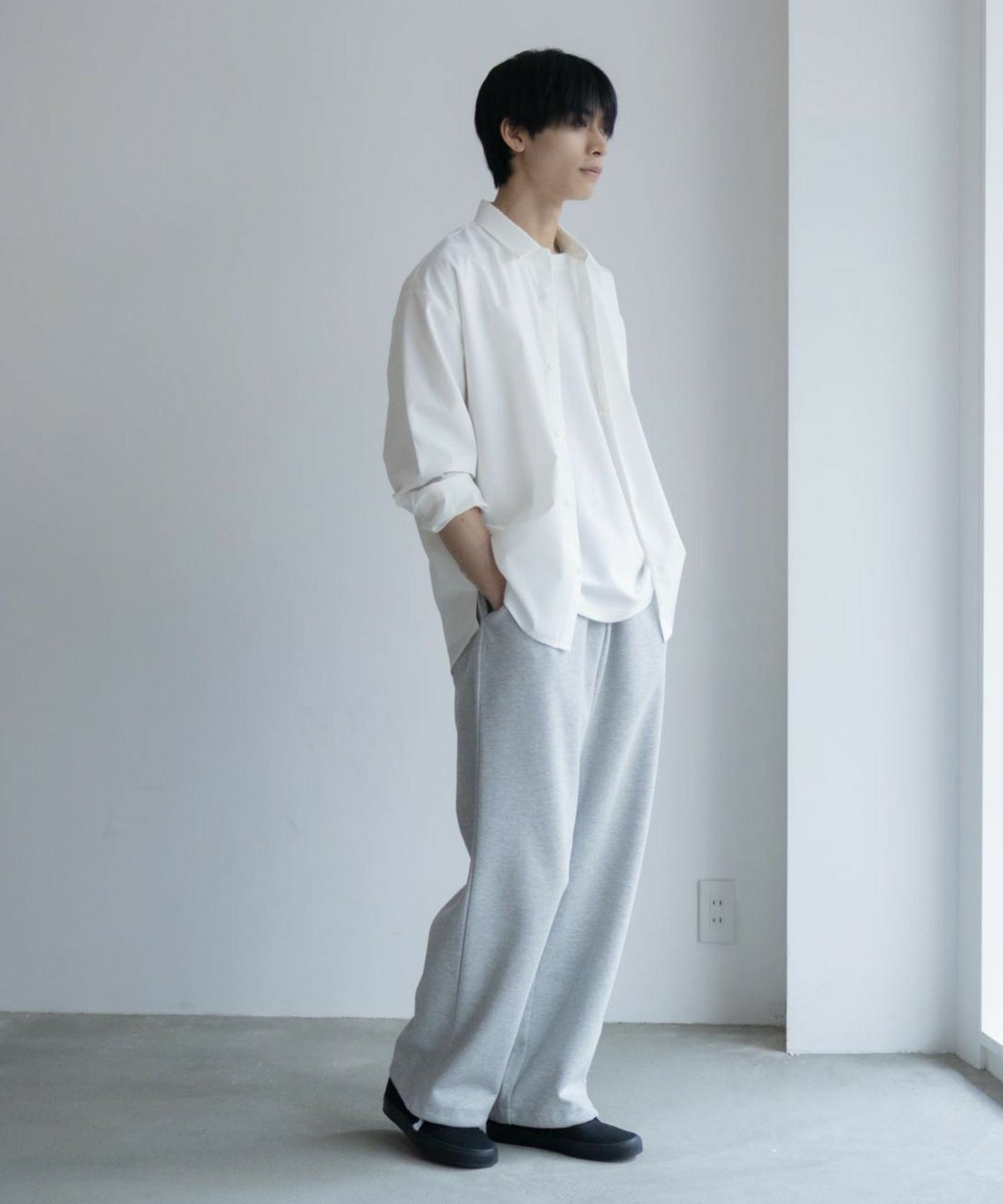 URBAN COLLECTION AIR Smoosy レギュラーカラーシャツ メンズ