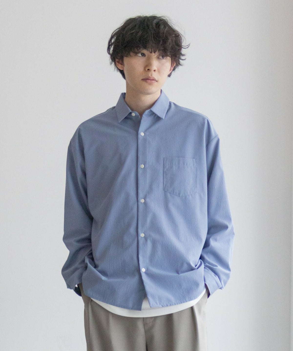 URBAN COLLECTION AIR Smoosy レギュラーカラーシャツ メンズ