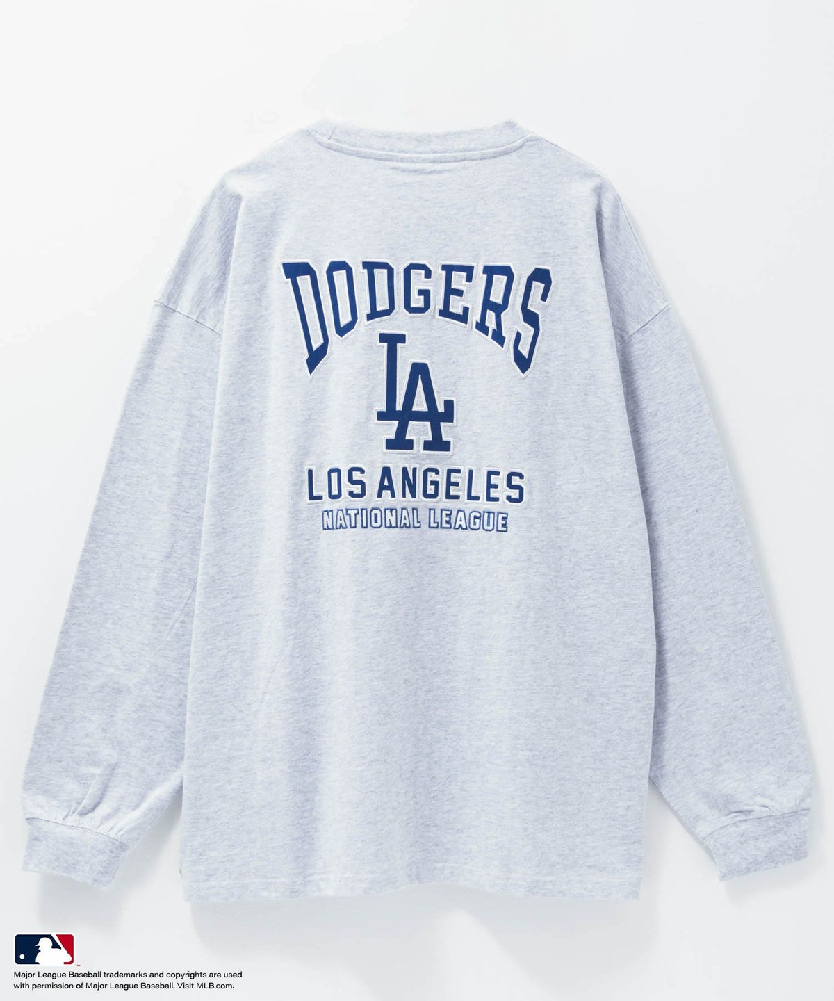 MLB ツイルワッペン長袖Tシャツ メンズ