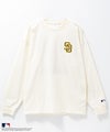 MLB  ツイルワッペン長袖Tシャツ メンズ商品サムネイル-10