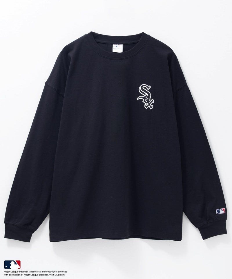 MLB ツイルワッペン長袖Tシャツ メンズ商品画像-12