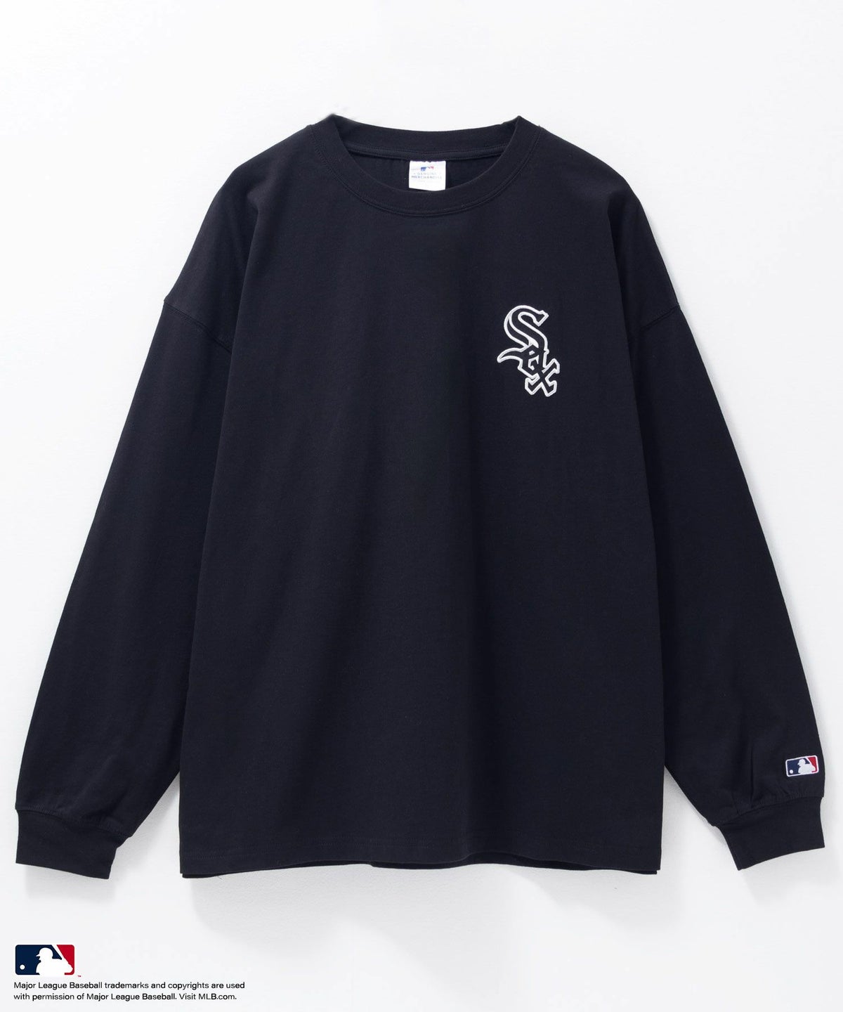 MLB ツイルワッペン長袖Tシャツ メンズ