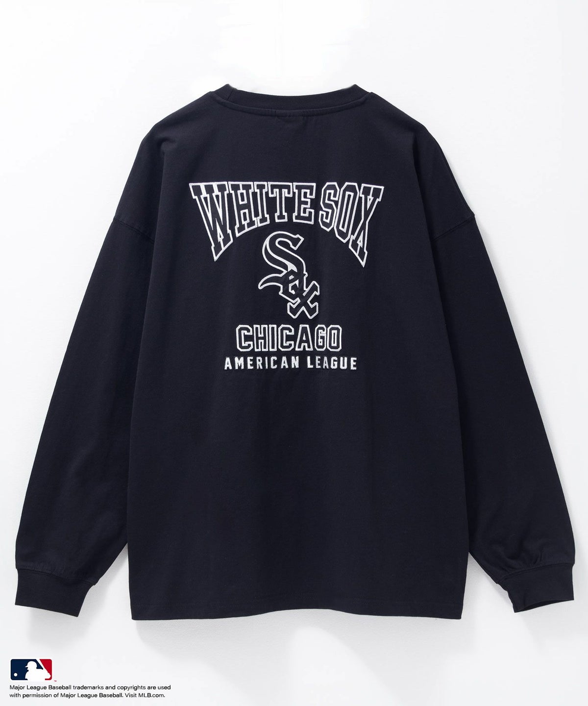 MLB ツイルワッペン長袖Tシャツ メンズ
