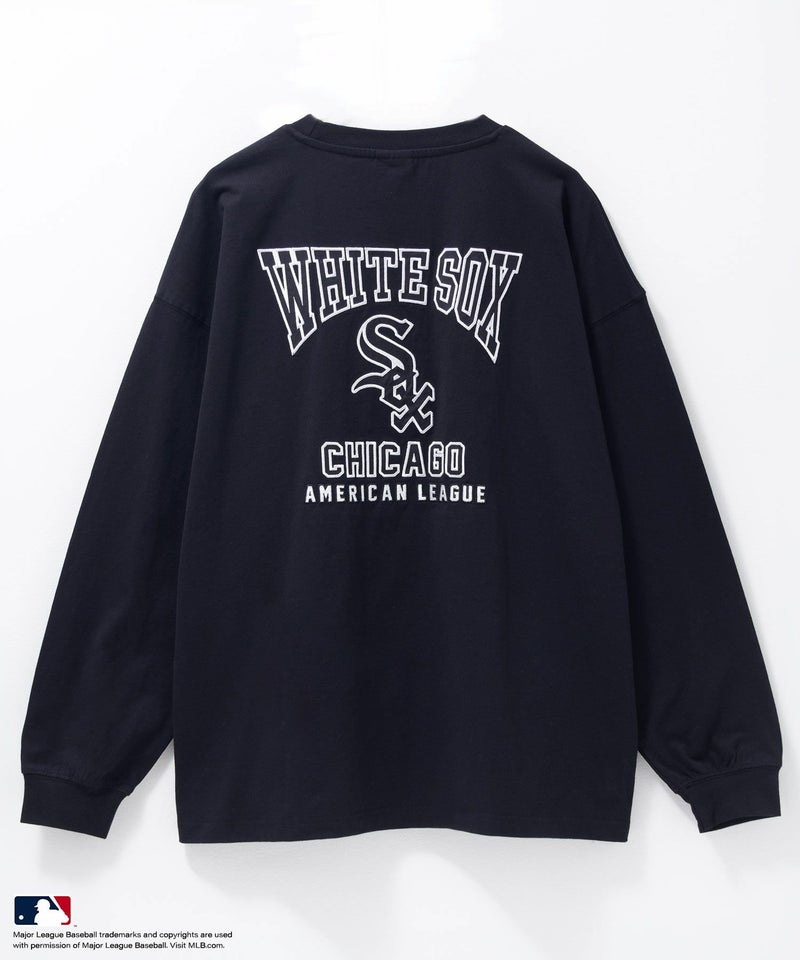 MLB  ツイルワッペン長袖Tシャツ メンズ商品画像-13