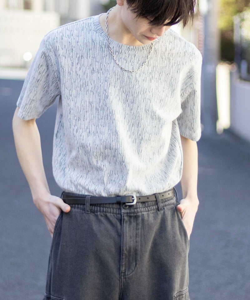 MOSSIMO ブロークンストライプTシャツ メンズ メール便 対応商品商品画像-5