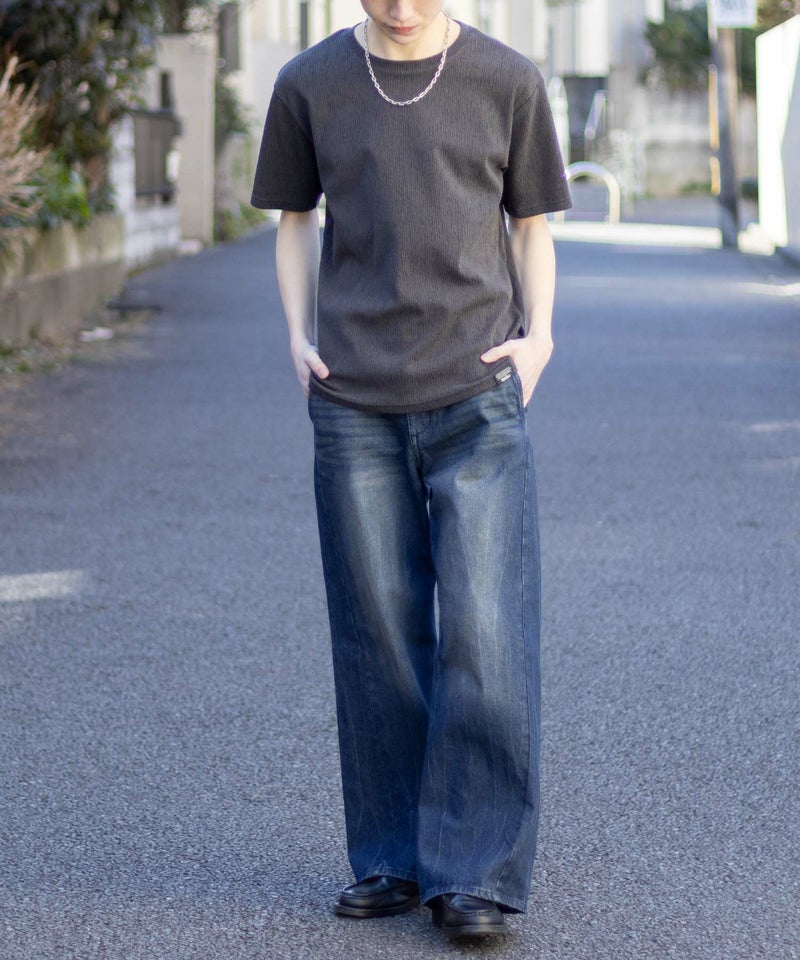 MOSSIMO ブロークンストライプTシャツ メンズ メール便 対応商品商品画像-15