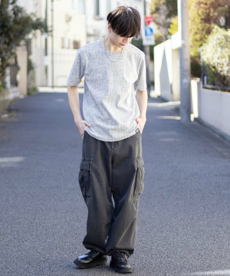 MOSSIMO ブロークンストライプTシャツ メンズ メール便 対応商品商品画像-23