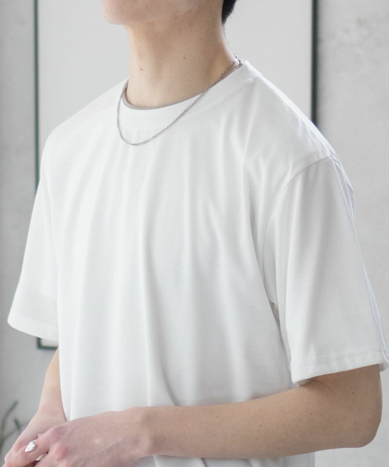 NAVY 天竺クルーレイヤードTシャツ メンズ商品画像-4