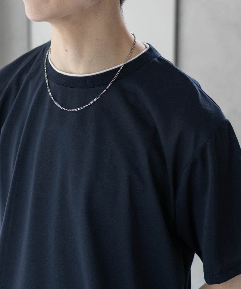 NAVY 天竺クルーレイヤードTシャツ メンズ商品画像-12
