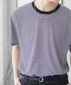 NAVY  ボーダークルーTシャツ メンズ商品サムネイル-5