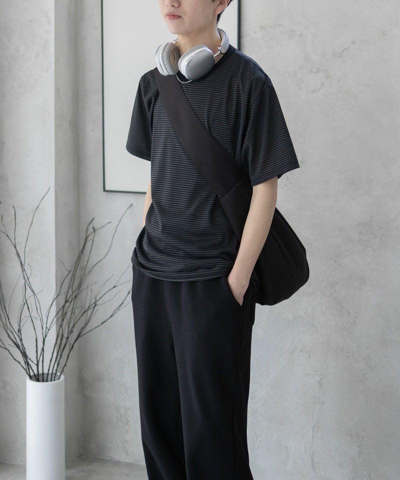 NAVY  ボーダークルーTシャツ メンズ商品画像-10