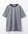 NAVY ボーダークルーTシャツ メンズ商品サムネイル-13