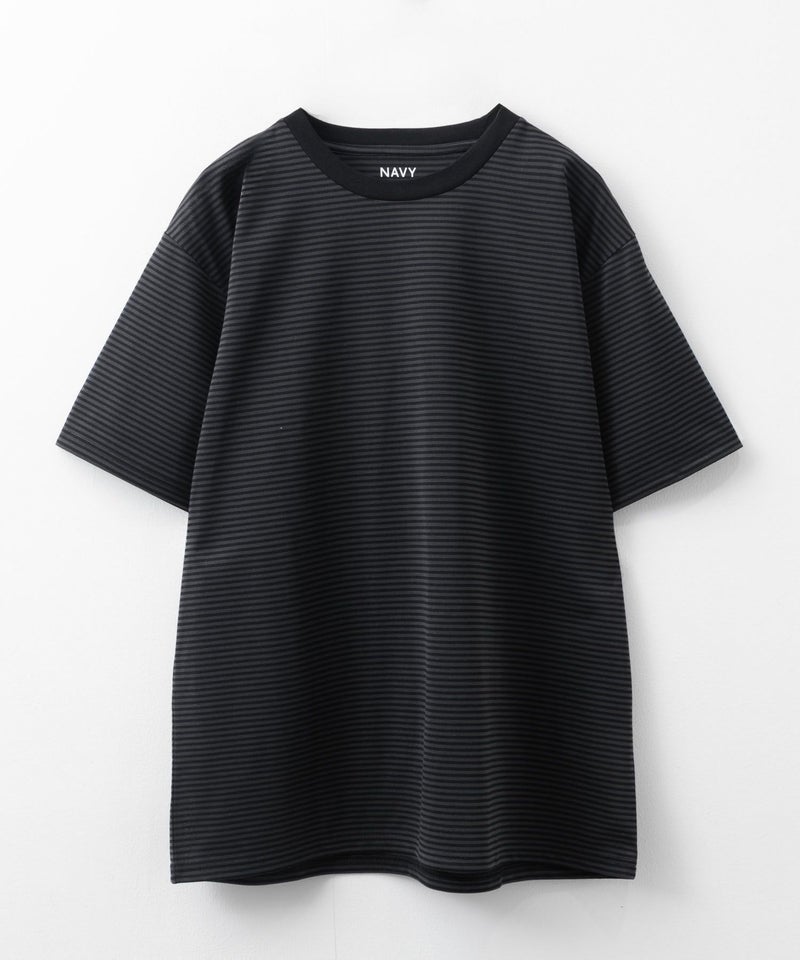 NAVY  ボーダークルーTシャツ メンズ商品画像-15