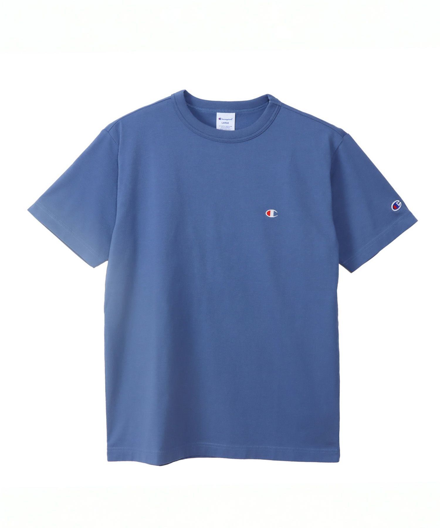 Champion ワンポイントCロゴワッフルTシャツ メンズ