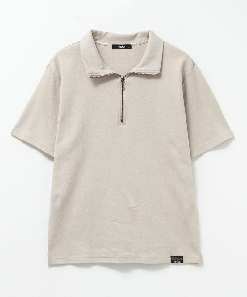 MOSSIMO ジャガードジップポロシャツ メンズ商品画像-1