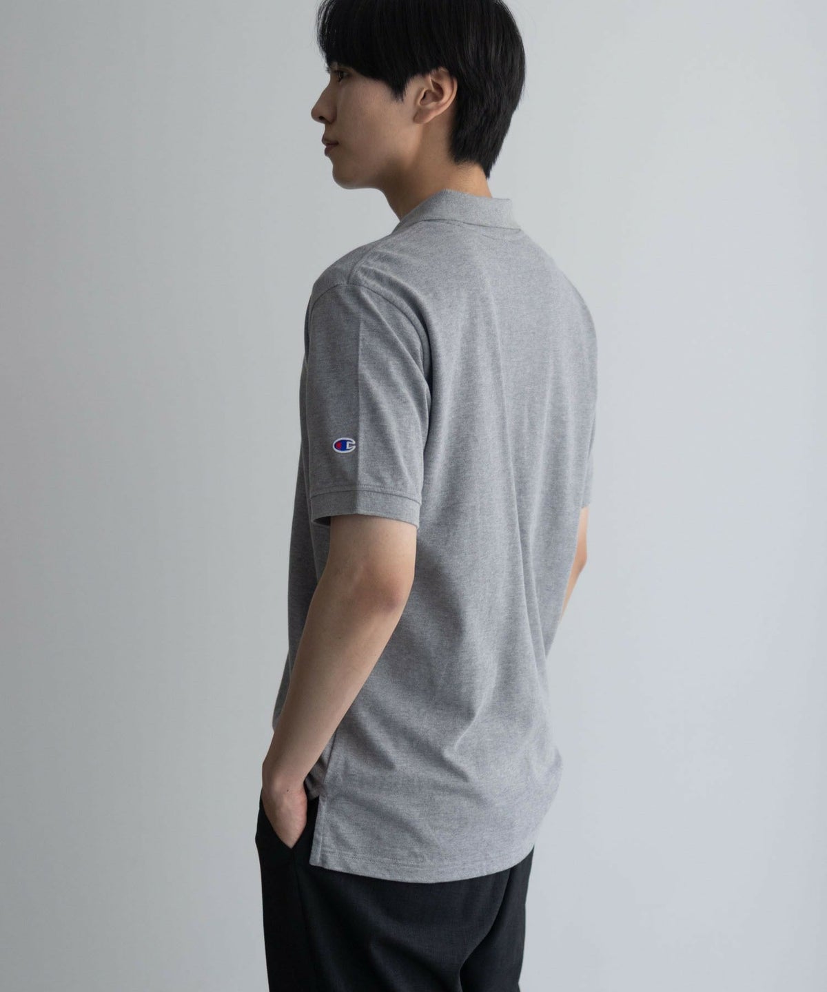 Champion ワンポイントポロシャツ メンズ