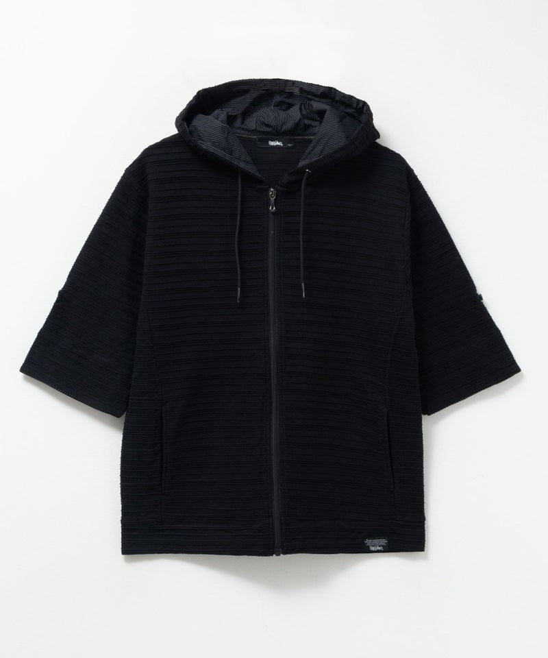 MOSSIMO ロールアップ6分袖パーカー メンズ商品画像-1