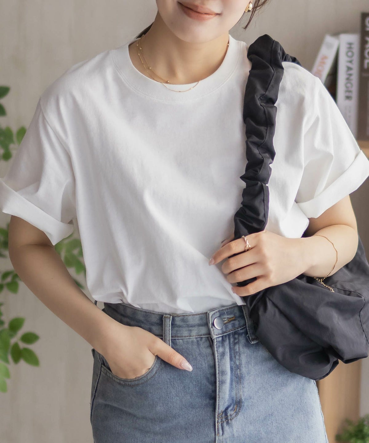 nAvy ベーシックルーズTシャツ レディース ネコポス 対応商品