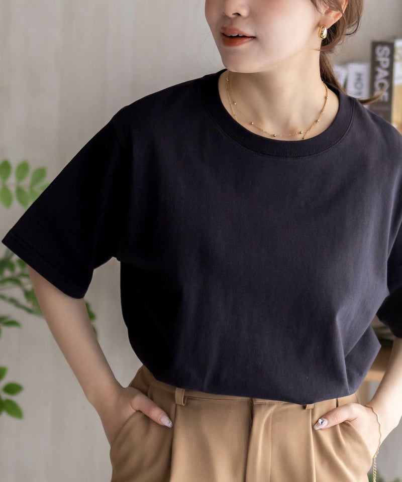 nAvy エブリーT ベーシックルーズTシャツ レディース メール便 対応商品商品画像-4