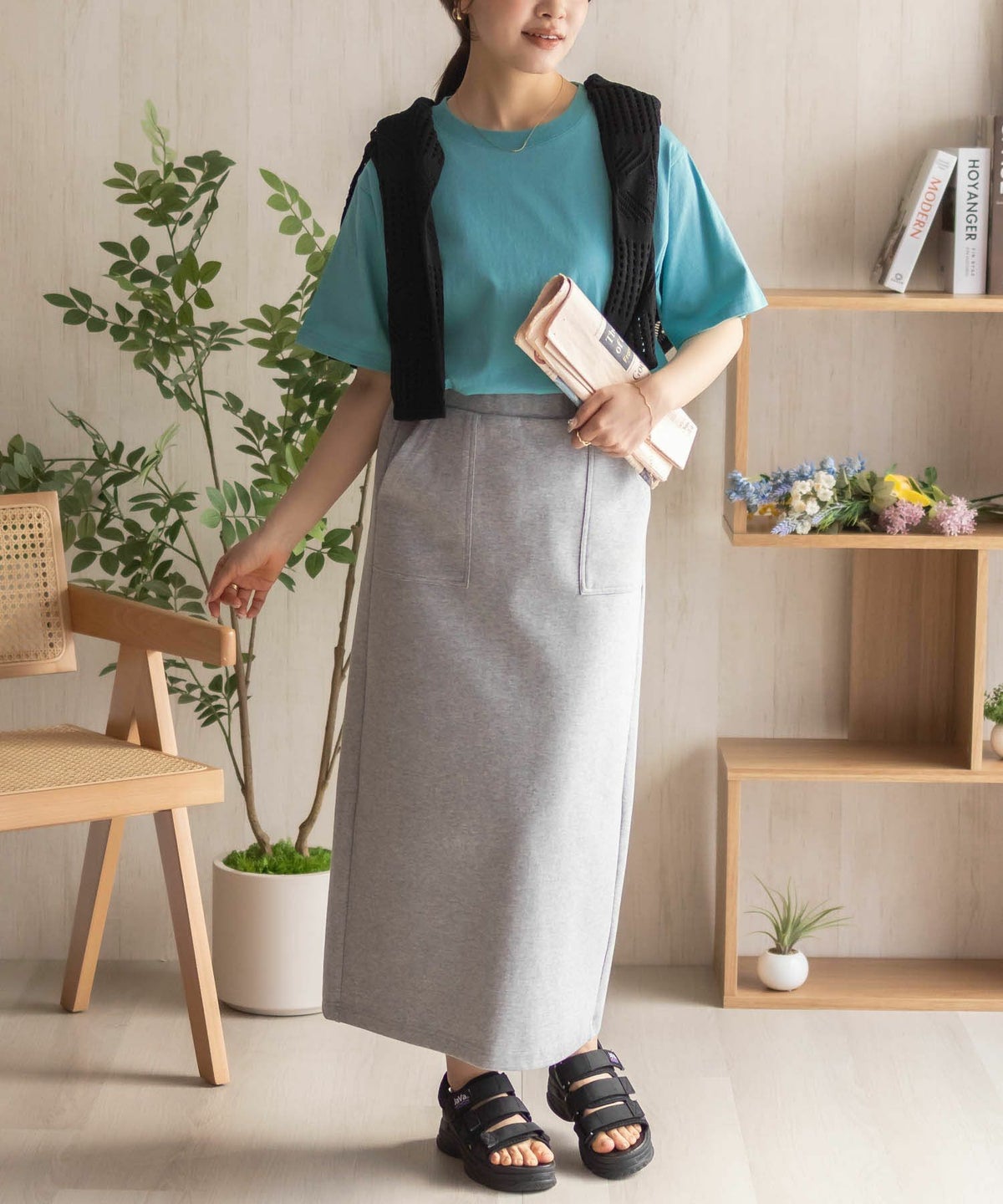 nAvy ベーシックルーズTシャツ レディース ネコポス 対応商品