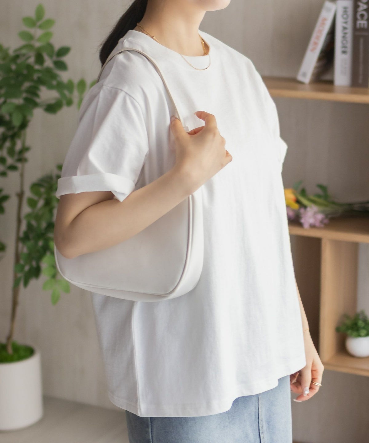 nAvy ベーシックルーズTシャツ レディース ネコポス 対応商品