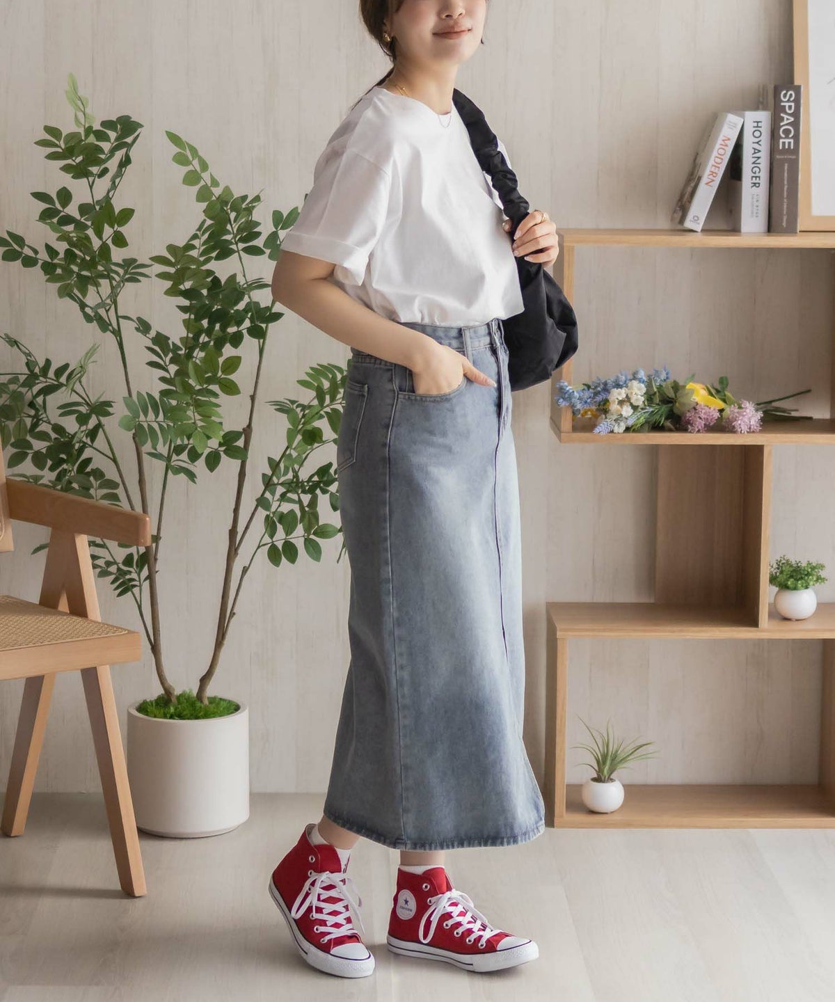 nAvy ベーシックルーズTシャツ レディース ネコポス 対応商品