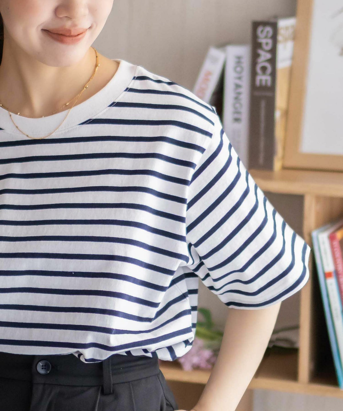 nAvy ベーシックルーズTシャツ レディース ネコポス 対応商品