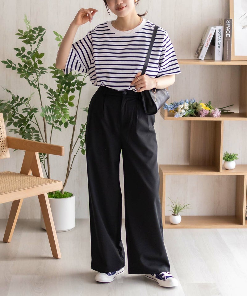 nAvy エブリーT ベーシックルーズTシャツ レディース メール便 対応商品商品画像-15