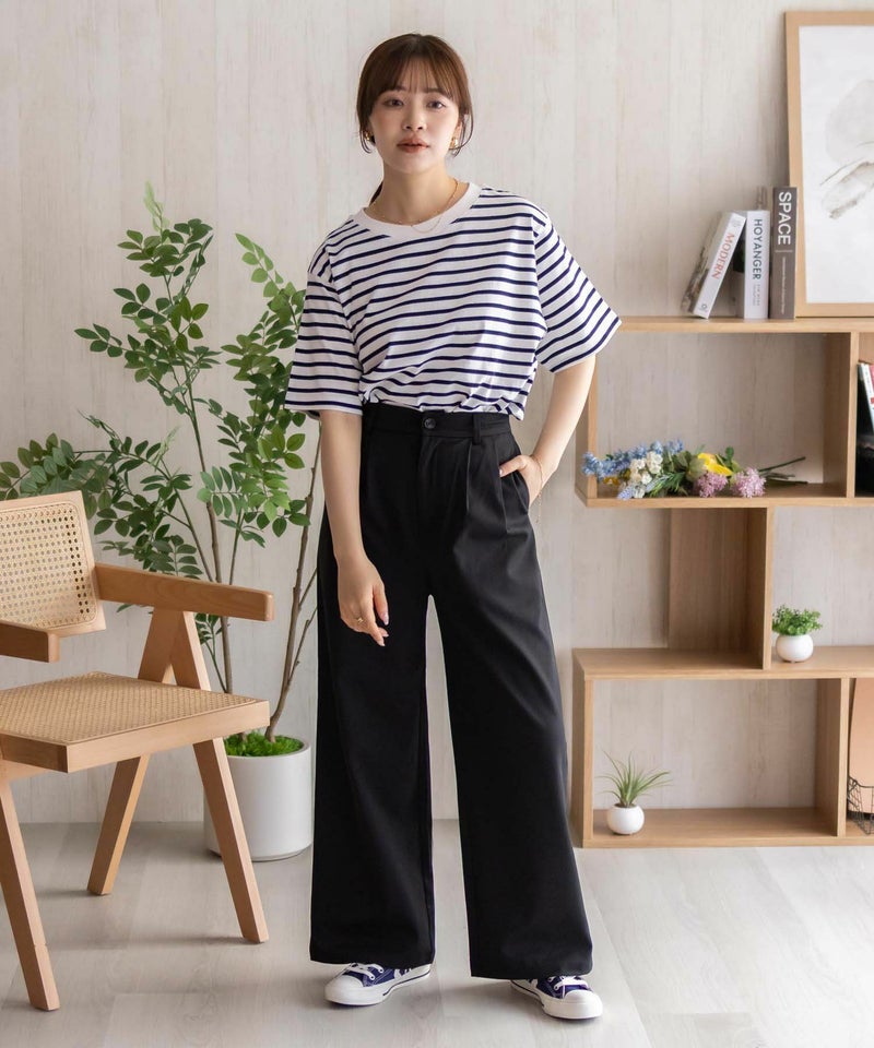 nAvy エブリーT ベーシックルーズTシャツ レディース メール便 対応商品商品画像-37