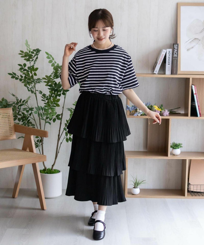 nAvy エブリーT ベーシックルーズTシャツ レディース メール便 対応商品商品画像-40