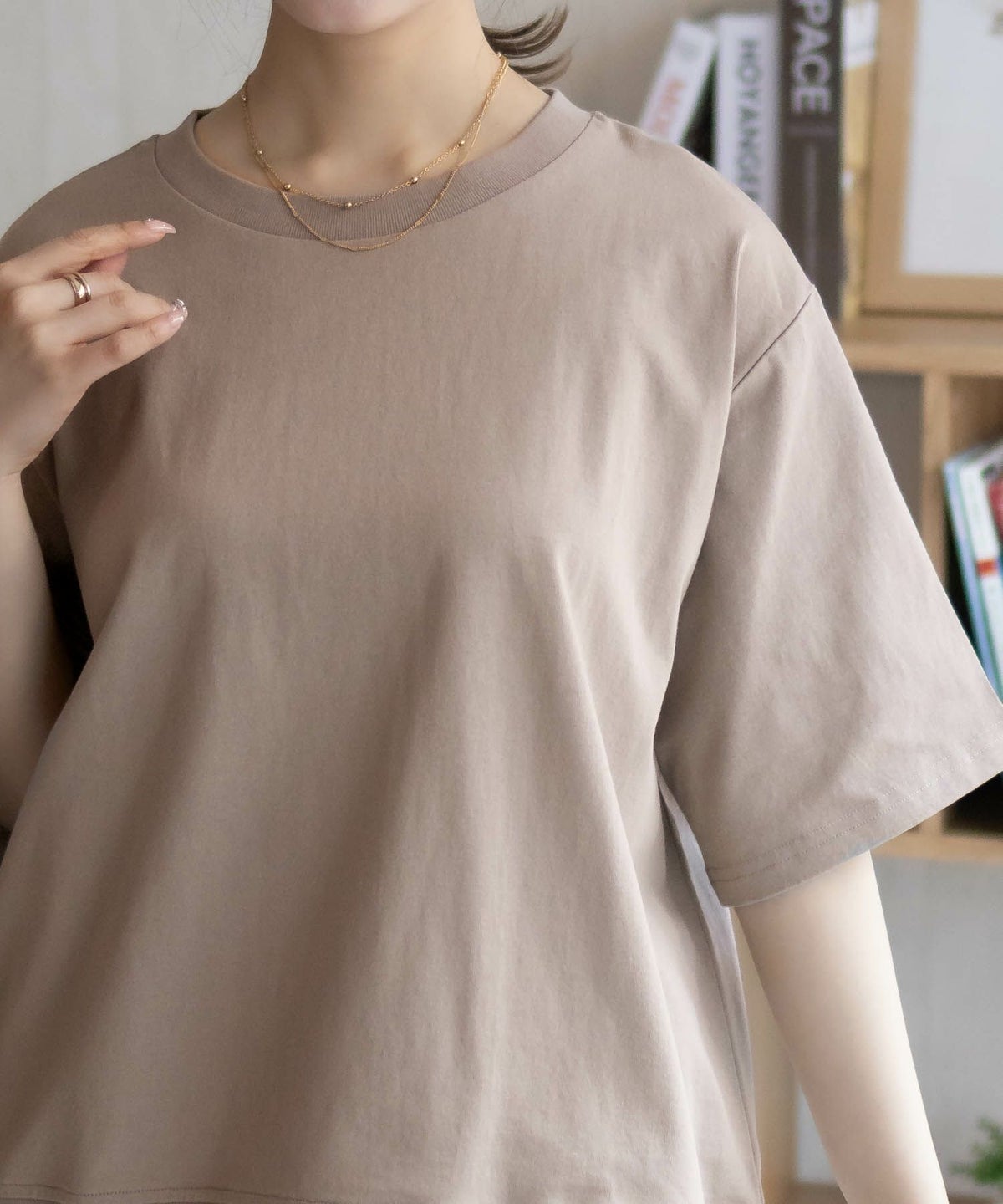 nAvy 裾リブTシャツ レディース ネコポス 対応商品