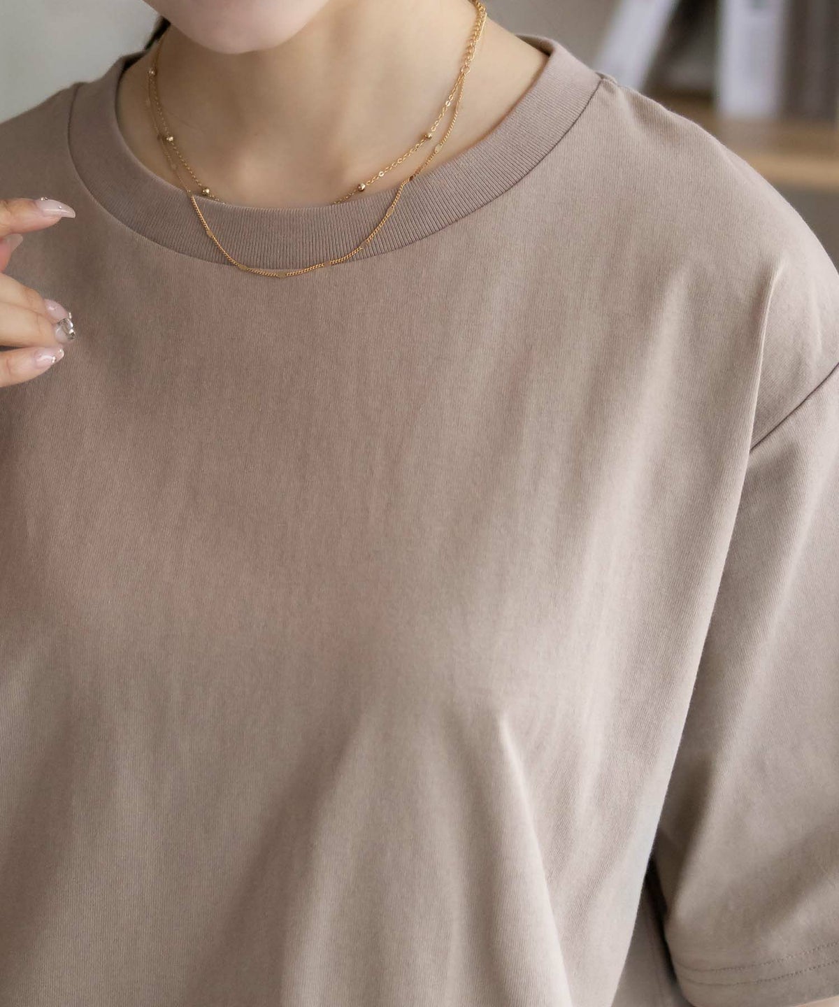 nAvy 裾リブTシャツ レディース ネコポス 対応商品