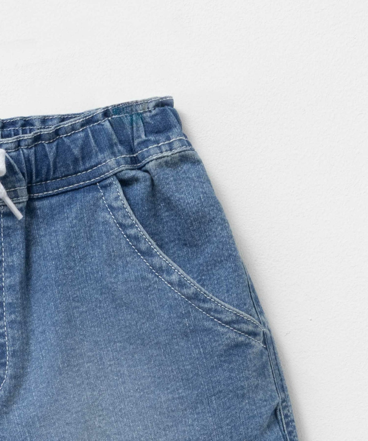 NAVY ドロストデニムパンツ キッズ