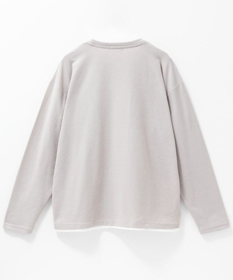 URBAN COLLECTION  梨地フェイクレイヤード長袖Tシャツ メンズ商品画像-23