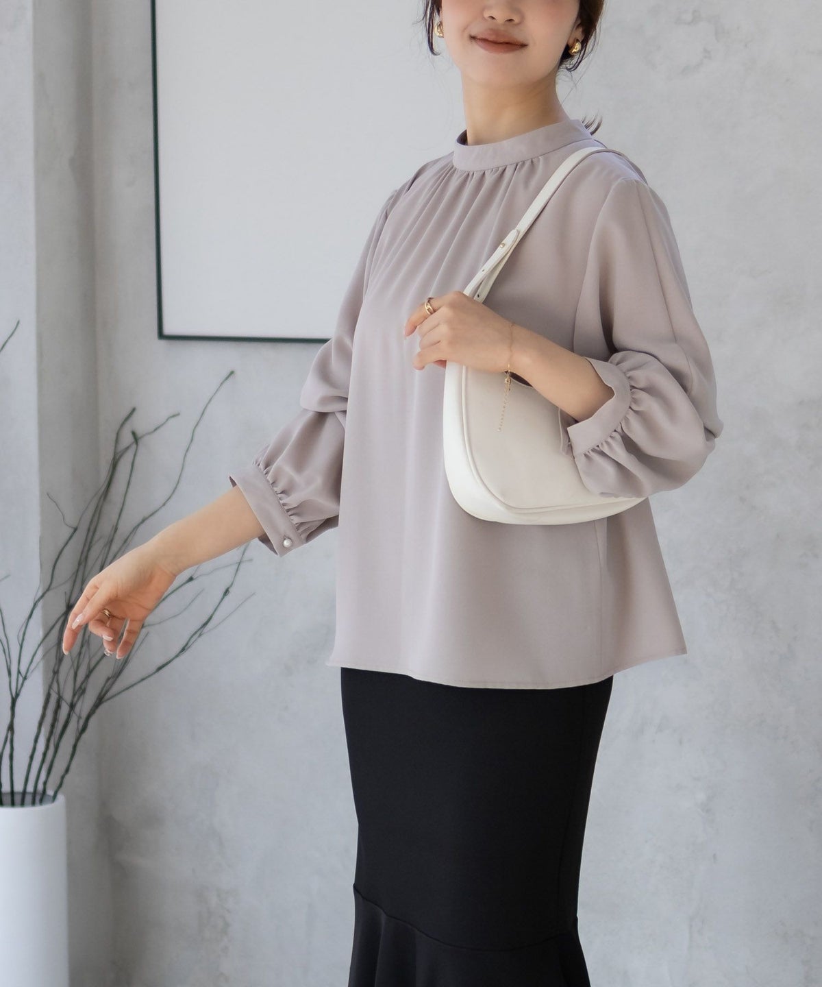 nAvy マルチウェイブラウス レディース