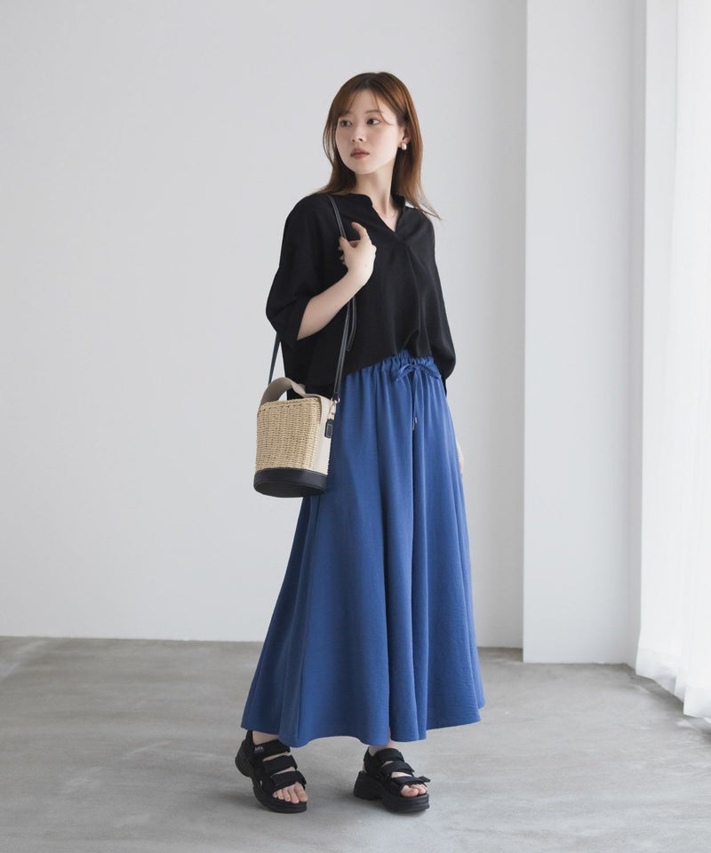 nAvy SARARI  ウェーブスキッパーシャツ レディース商品画像-15