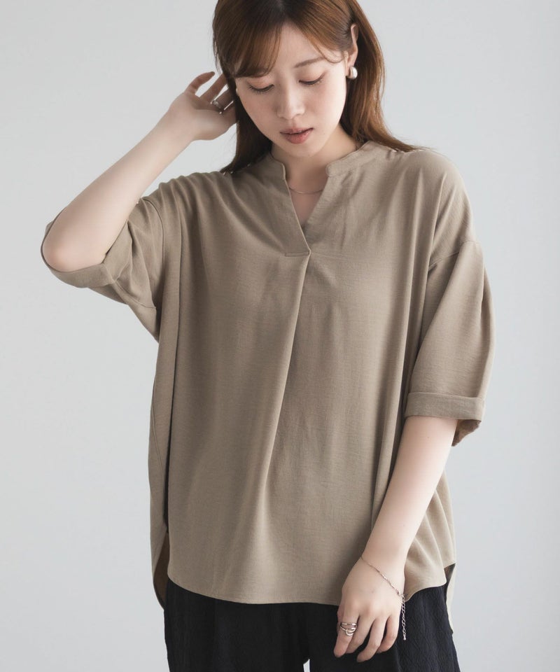 nAvy SARARI ウェーブスキッパーシャツ レディース商品画像-24