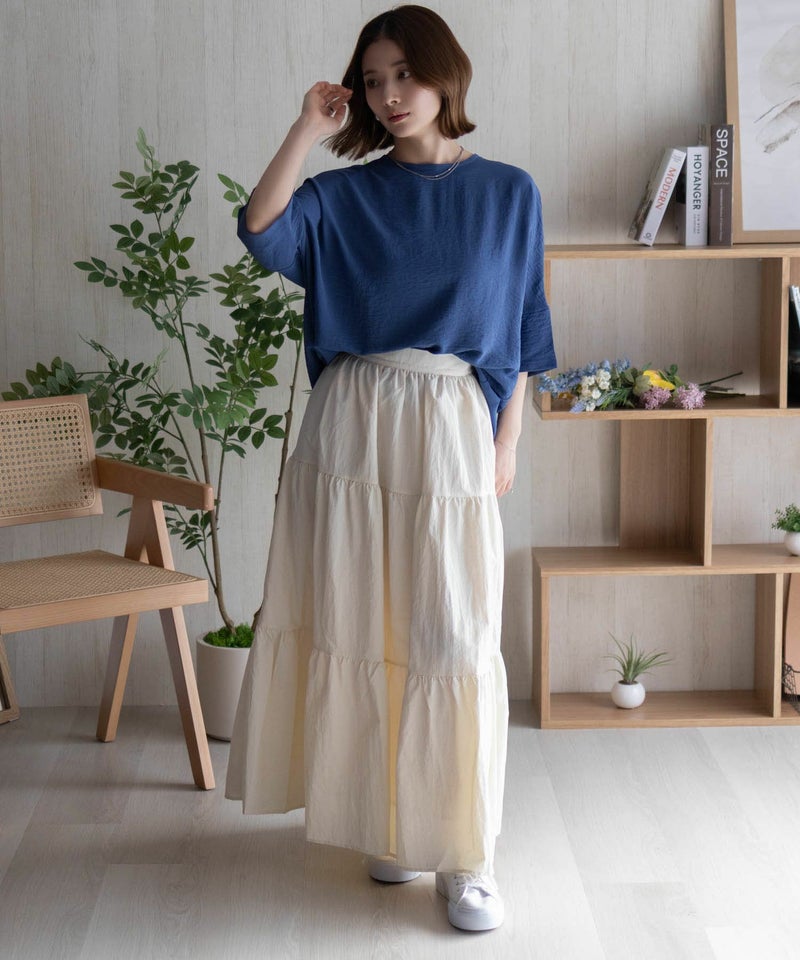 nAvy SARARI ウェーブバックタックプルオーバー レディース メール便 対応商品商品画像-29