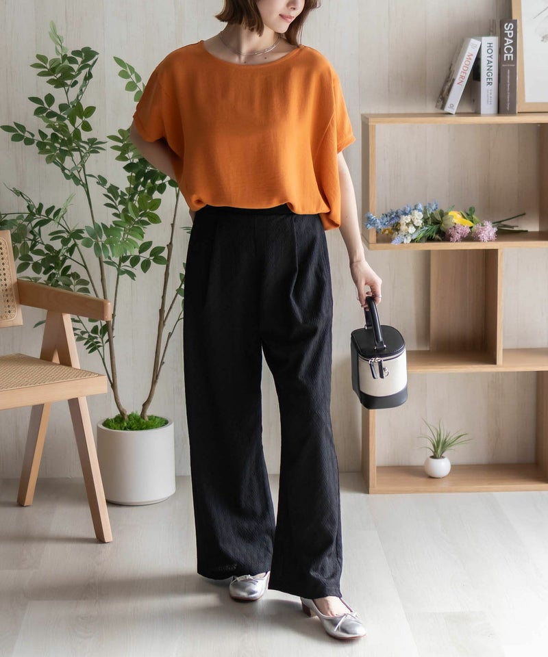 nAvy SARARI  ウェーブサテンドルマンプルオーバー レディース メール便 対応商品商品画像-11