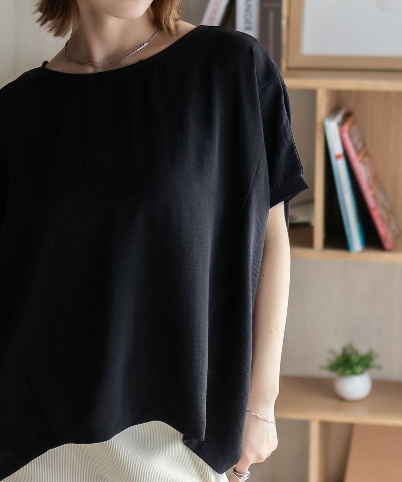 nAvy SARARI  ウェーブサテンドルマンプルオーバー レディース メール便 対応商品商品画像-15